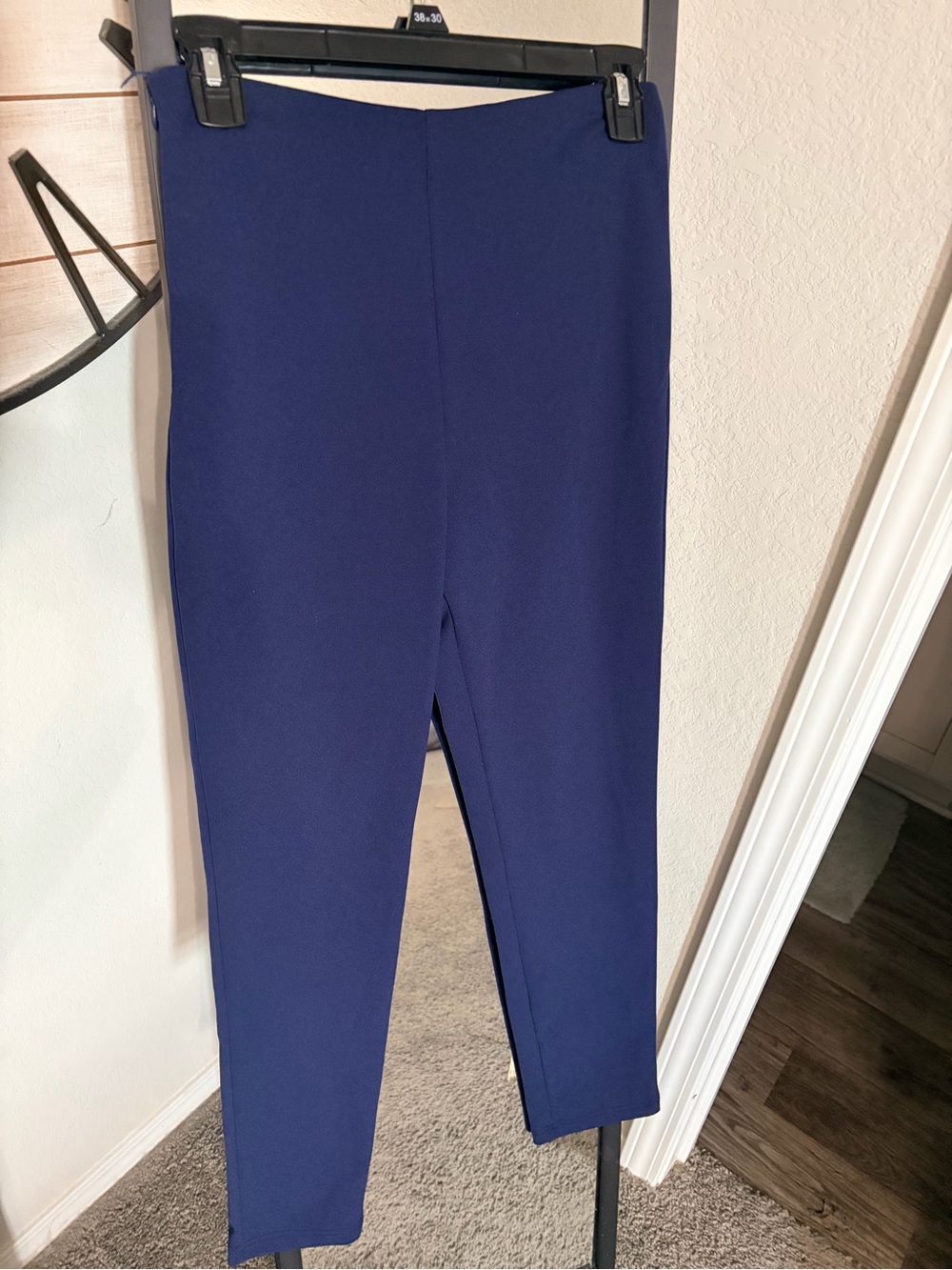 SHEIN Navy Ponte Skinny Pants